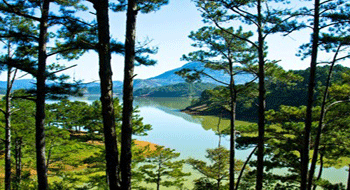 Dalat city in Vietnam